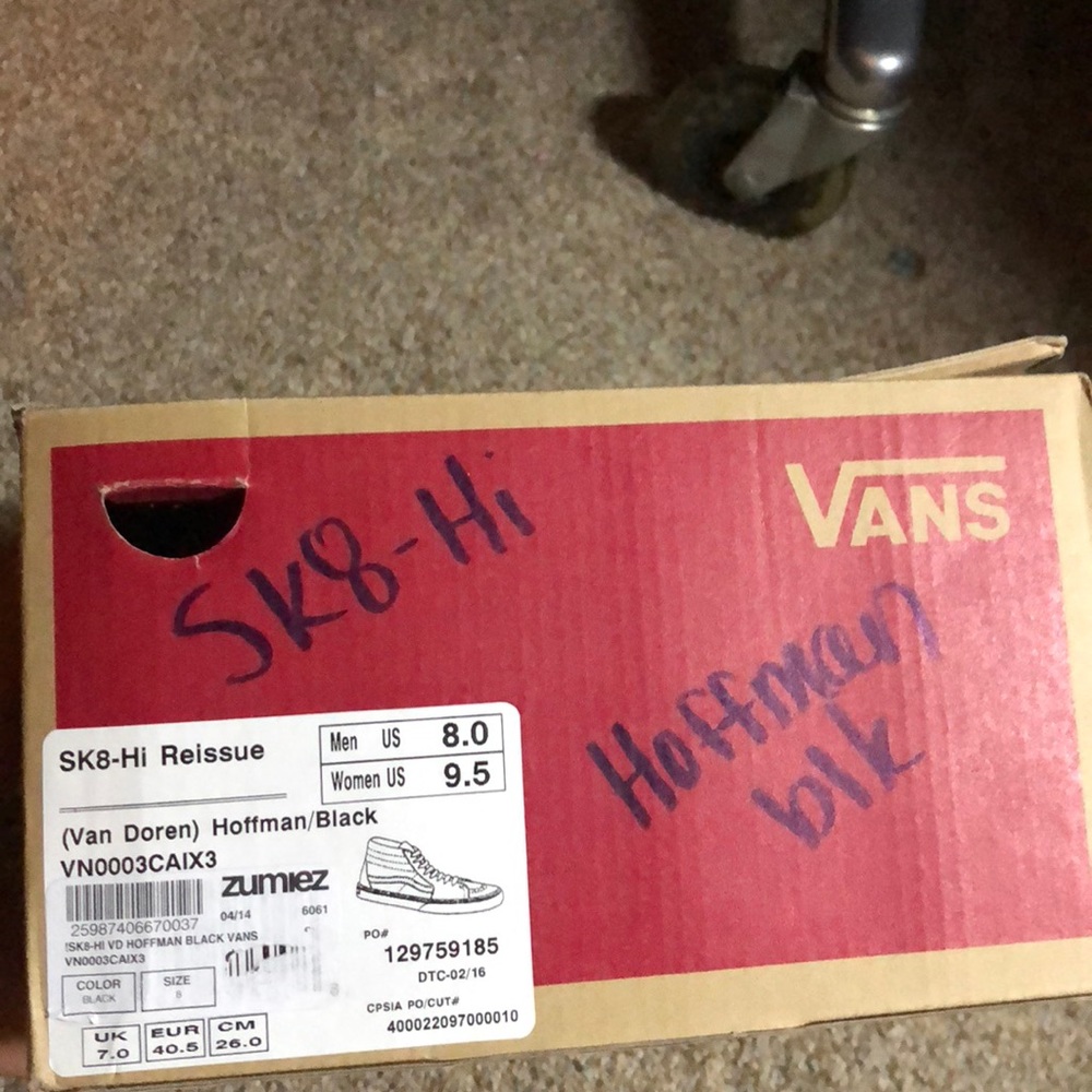 VANS SK8-HI Van Doren Hoffman Special Edition - Picture 8 of 8